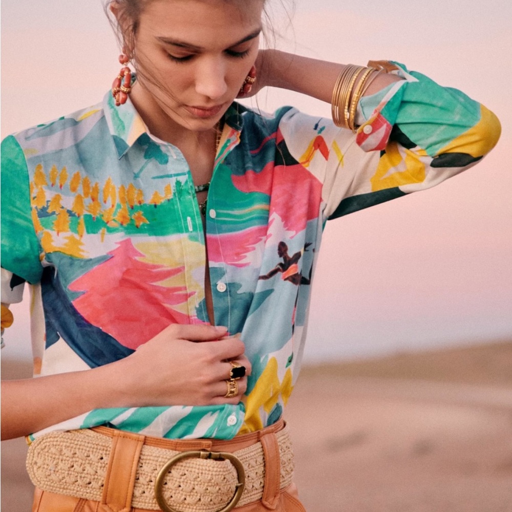 ✨NWT Sezane x G Kero Pierro Shirt